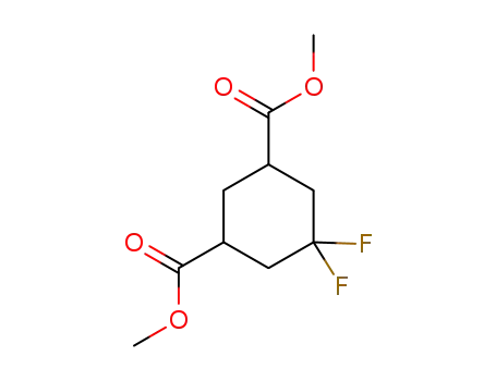 Molecular Structure of 1296114-57-2 (diMethyl 5,5-difluorocyclohexane-1,3-dicarboxylate)