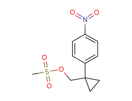 (1-(4-nitrophenyl)cyclopropyl)methylmethanesulfonate