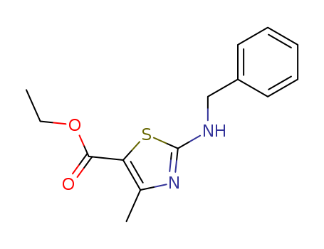 5-Thiazolecarboxylicacid, 4-methyl-2-[(phenylmethyl)amino]-, ethyl ester