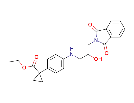 ethyl 1-(4-((3-(1,3-dioxoisoindolin-2-yl)-2-hydroxypropyl)amino)phenyl)cyclopropanecarboxylate