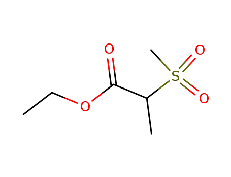 Molecular Structure of 73017-82-0 (ETHYL 2-(METHYLSULFONYL)PROPANOATE)