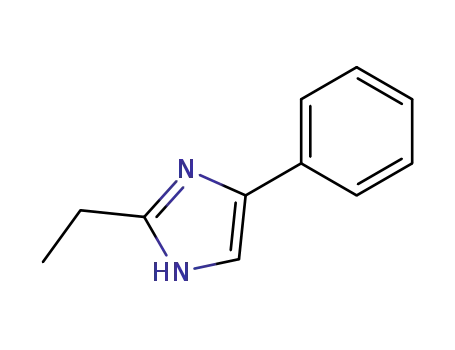 Molecular Structure of 13739-51-0 (1H-Imidazole, 2-ethyl-4-phenyl-)