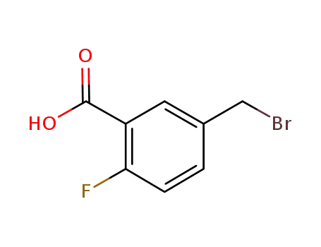 Molecular Structure of 773100-76-8 (5-Bromomethyl-2-fluorobenzoic acid)