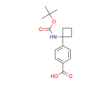 4-(1-(tert-butoxycarbonylaMino)cyclobutyl)benzoic acid