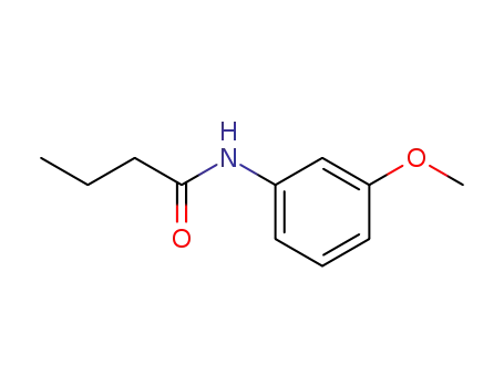 Molecular Structure of 132118-40-2 (N-(3-methoxyphenyl)butyramide)