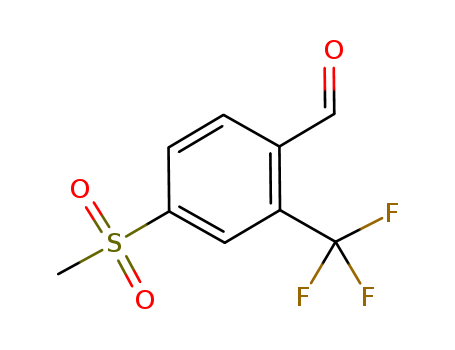 2-Formyl-5-(methylsulphonyl)benzotrifluoride, 4-Formyl-3-(trifluoromethyl)phenyl methyl sulphone