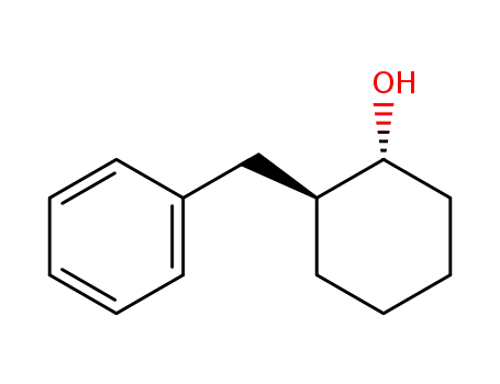 Molecular Structure of 121961-01-1 (Cyclohexanol, 2-(phenylmethyl)-, (1R,2S)-)
