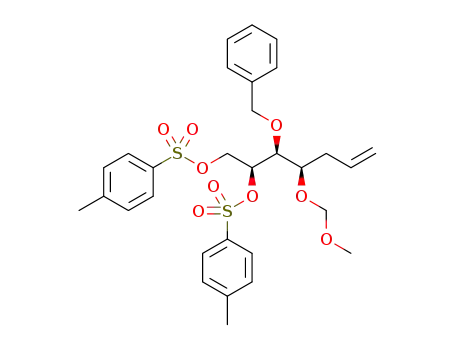 (2S,3R,4R)-3-(benzyloxy)-2-hydroxy-4-(methoxymethoxy)hept-6-enyl 4-methylbenzenesulfonate