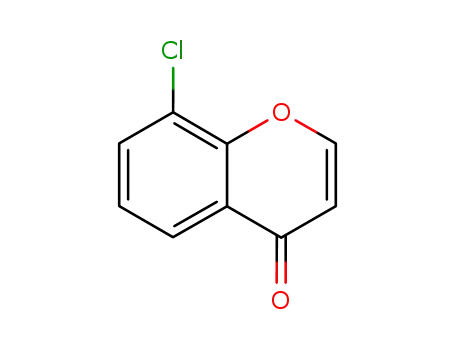 Molecular Structure of 95664-16-7 (4H-1-Benzopyran-4-one, 8-chloro-)
