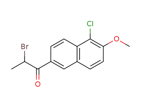 2-Bromo-1-(5-chloro-6-methoxynaphthalen-2-yl)propan-1-one
