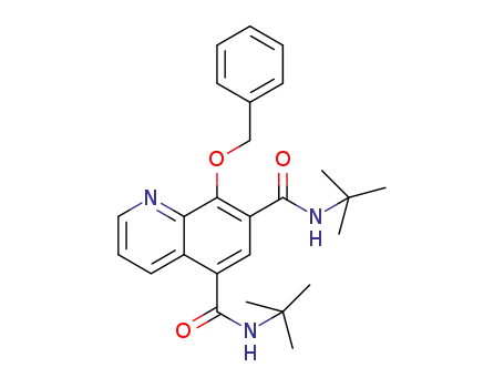 5,7-bis(N-tert-butylcarboxamido)-8-benzyloxyquinoline
