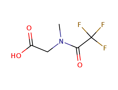 Molecular Structure of 35141-11-8 (N-methyl-N-(trifluoroacetyl)glycine)