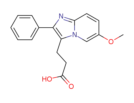 Imidazo[1,2-a]pyridine-3-propanoic acid, 6-methoxy-2-phenyl-