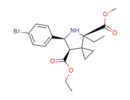 (4R,6S,7R)-7-ethyl 4-methyl 6-(4-bromophenyl)-4-ethyl-5-azaspiro[2.4]heptane-4,7-dicarboxylate