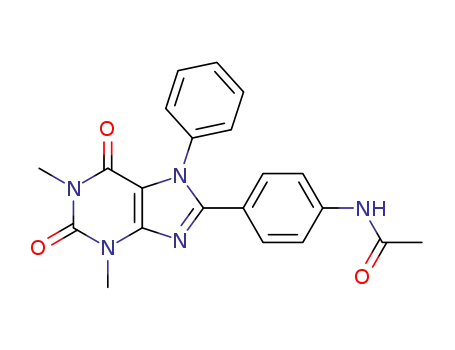 N-(4-(1,3-dimethyl-2,6-dioxo-7-phenyl-2,3,6,7-tetrahydro-1H-purin-8-yl)phenyl)acetamide