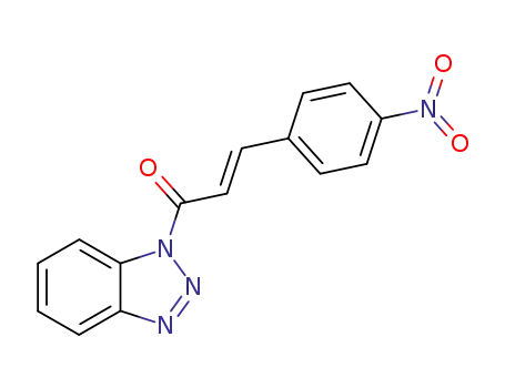 (E)-1-Benzotriazol-1-yl-3-(4-nitro-phenyl)-propenone