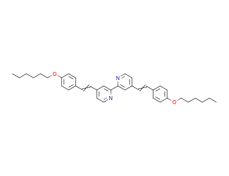 2,2'-Bipyridine, 4,4'-bis[2-[4-(hexyloxy)phenyl]ethenyl]-