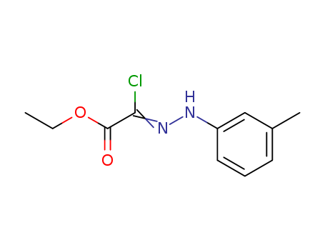 Acetic acid, chloro[(3-methylphenyl)hydrazono]-, ethyl ester