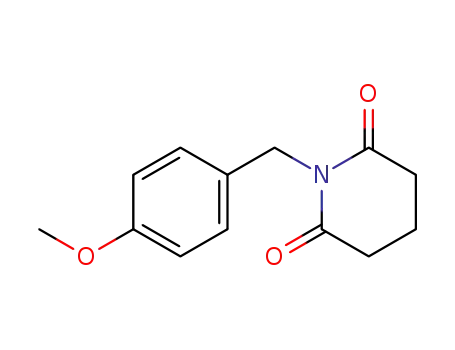 Molecular Structure of 1037681-49-4 (1-[(4-methoxyphenyl)methyl]-2,6-piperidinedione)