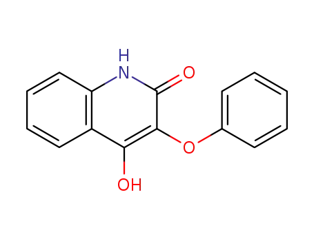 Molecular Structure of 2721-55-3 (4-hydroxy-3-phenoxy-1<i>H</i>-quinolin-2-one)