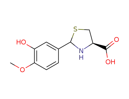 2-(3-하이드록시-4-메톡시-페닐)-티아졸리딘-4-카복실산