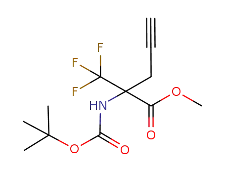 4-Pentynoic acid,
2-[[(1,1-dimethylethoxy)carbonyl]amino]-2-(trifluoromethyl)-, methyl ester