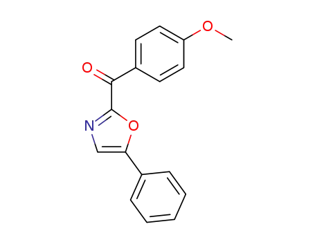 Molecular Structure of 96829-91-3 (Methanone, (4-methoxyphenyl)(5-phenyl-2-oxazolyl)-)