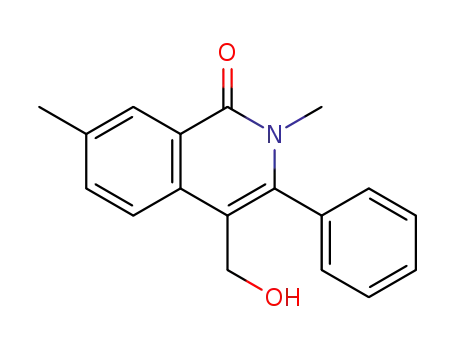 4-hydroxymethyl-2,7-dimethyl-3-phenyl-2H-isoquinolin-1-one