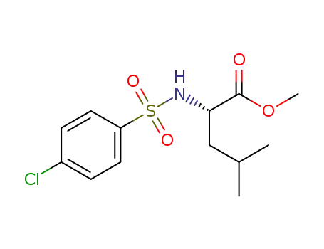메틸 2-([(4-클로로페닐)설포닐]아미노)-4-메틸펜타노에이트