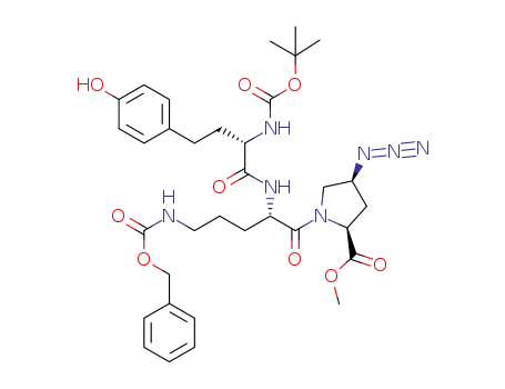 N-Boc-hTyr-Orn(Nδ-Cbz)-Pro(4S-N3)-OMe