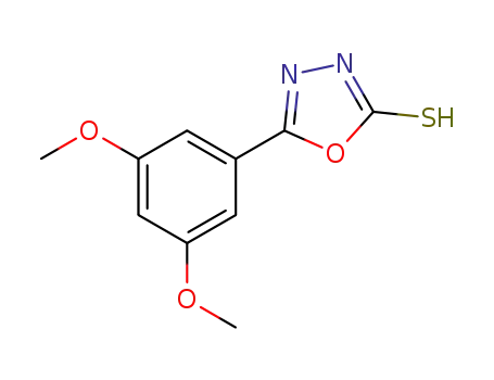 Molecular Structure of 749902-08-7 (5-(3,5-DIMETHOXYPHENYL)-1,3,4-OXADIAZOLE-2-THIOL)