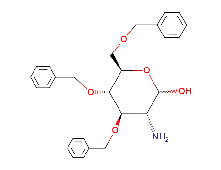 2-amino-3,4,6-tri-O-benzyl-2-deoxy-D-glucopyranose