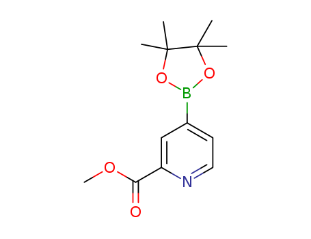 4-(4,4,5,5-Tetramethyl-[1,3,2]dioxaborolan-2-yl)-pyridine-2-carboxylic acid methyl ester