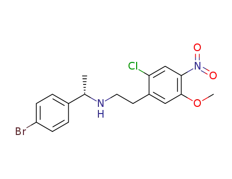 [(S)-1-(4-bromo-phenyl)-ethyl]-[2-(2-chloro-5-methoxy-4-nitro-phenyl)-ethyl]-amine