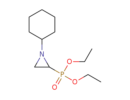 diethyl 1-cyclohexylaziridin-2-ylphosphonate