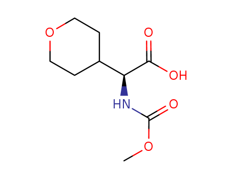 (S)-2-((methoxycarbonyl)amino)-2-(tetrahydro-2H-pyran-4-yl)acetic acid