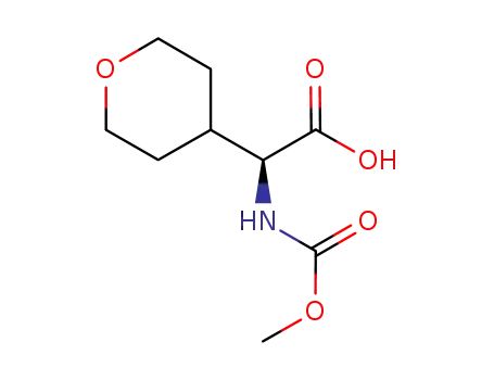 (S)-2-(메톡시카보닐아미노)-2-(테트라하이드로-2H-피란-4-일)에탄산