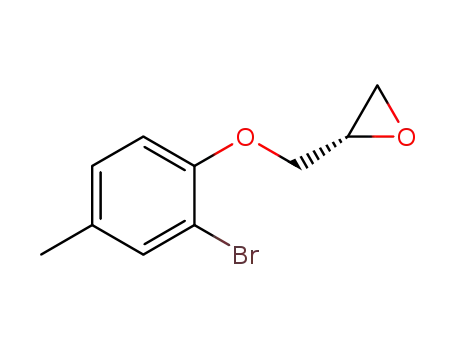 Molecular Structure of 1351163-91-1 ((2S)-2-[(2-bromo-4-methylphenoxy)methyl]oxirane)