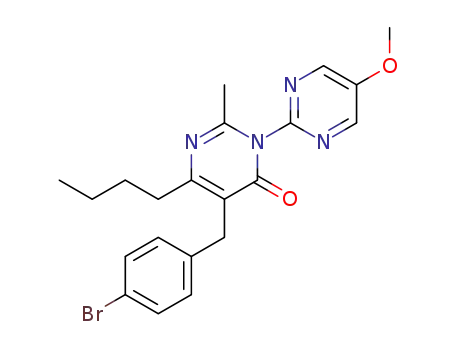 5-(4-bromobenzyl)-6-butyl-3-(5-methoxypyrimidin-2-yl)-2-methylpyrimidin-4(3H)-one