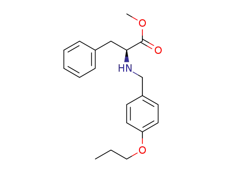Molecular Structure of 1342305-87-6 (N-p-propoxybenzyl-L-Phe-OMe)