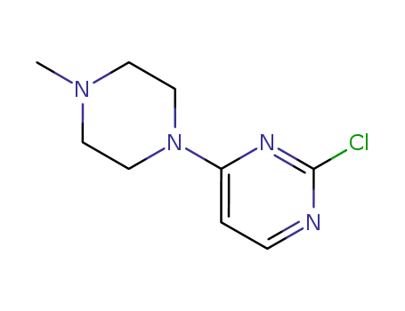 Molecular Structure of 749898-92-8 (2-Chloro-4-(4-methylpiperazin-1-yl)pyrimidine)