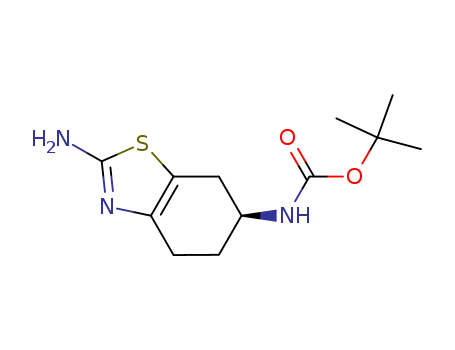 tert-butyl (S)-(2-amino-4,5,6,7-tetrahydrobenzo[1,2-d]thiazol-6-yl)carbamate
