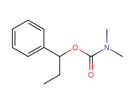 Molecular Structure of 6975-57-1 (1-phenylpropyl N,N-dimethylcarbamate)