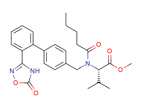 N-valeryl-N-[(2'-(4,5-dihydro-5-oxo-1,2,4-oxadiazol-3-yl)biphenyl-4-yl)methyl]-L-valine methyl ester