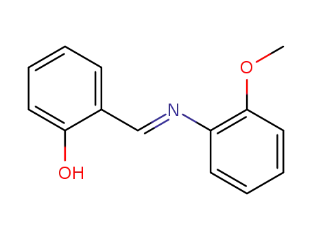 Molecular Structure of 126183-24-2 (2-{[(2-methoxyphenyl)imino]methyl}phenol)