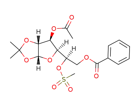 3-O-아세틸-6-O -BENZOYL-5-O-(메틸설포닐)-1,2-O-이소프로필리덴-알파-D-글루코푸라노스