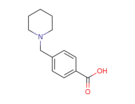 Molecular Structure of 159691-33-5 (4-PIPERIDIN-1-YLMETHYL-BENZOIC ACID)