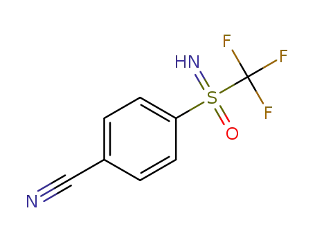 4-[S-(trifluoromethyl)sulfonimidoyl]benzonitrile