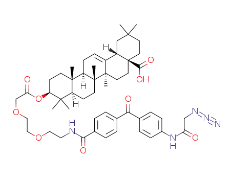 3β-{2-[2-(2-{4-[4-(2-azidoacetamido)benzoyl]benzamido}ethoxy)ethoxy]acetoxy}olean-12-en-28-oic acid