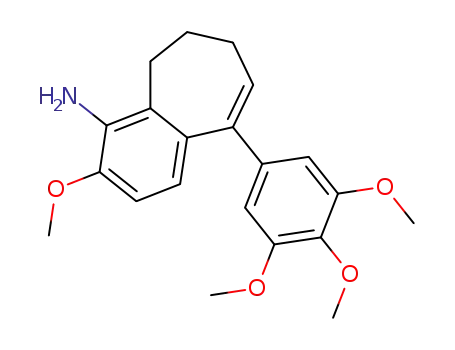 3-methoxy-9-(3',4',5'-trimethoxyphenyl)-6,7-dihydro-5H-benzo[7]annulen-4-amine